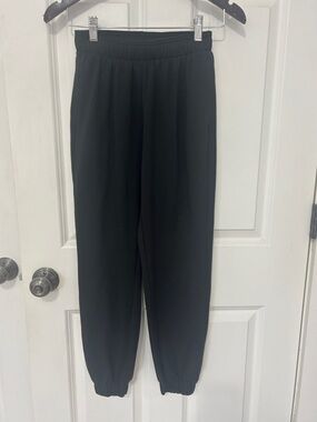 DSG Fleece Elastic Waist Sweatpants size XS black joggers pockets
